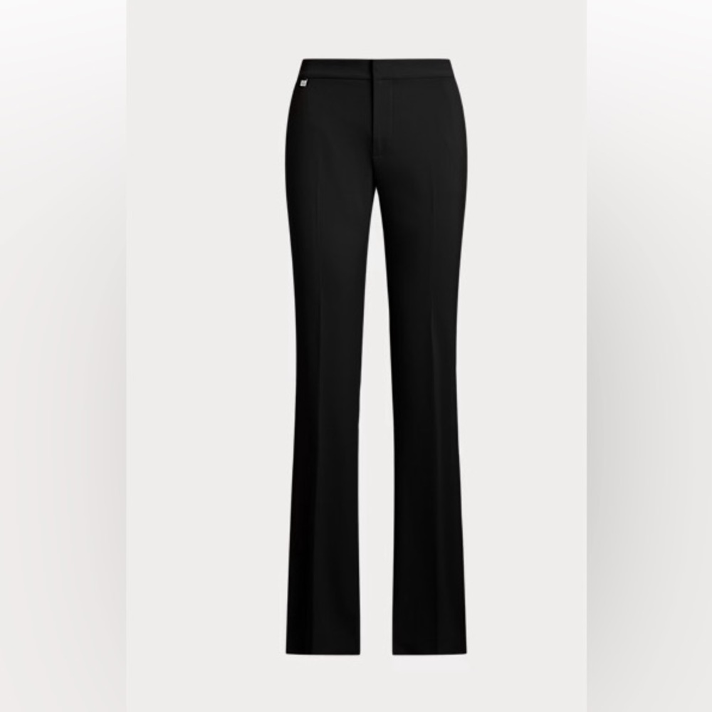 NWOT RLL black label dress pants highrise 4 black straight-leg - Picture 3 of 8